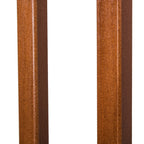 Poarta de siguranta Safety Gate pentru scari, ajustabila 111-117 cm, din otel si lemn, negru maro