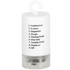 (DL) Instalatie lumina decorativa STAR cu 100 LED-uri, diametru 30cm, alimentare baterii, iluminare galbena