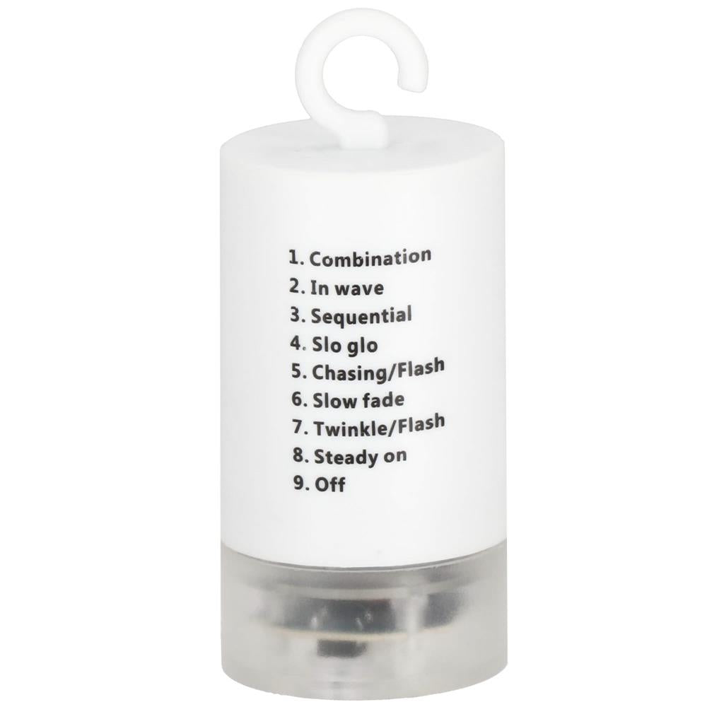 (DL) Instalatie lumina decorativa STAR cu 100 LED-uri, diametru 30cm, alimentare baterii, iluminare galbena