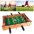 Joc fotbal de masa din lemn, cu contor goluri, 51x31x11 cm