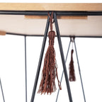 Masuta cafea octogonala Atmosphera Kumi, 44x38x40 cm, negru