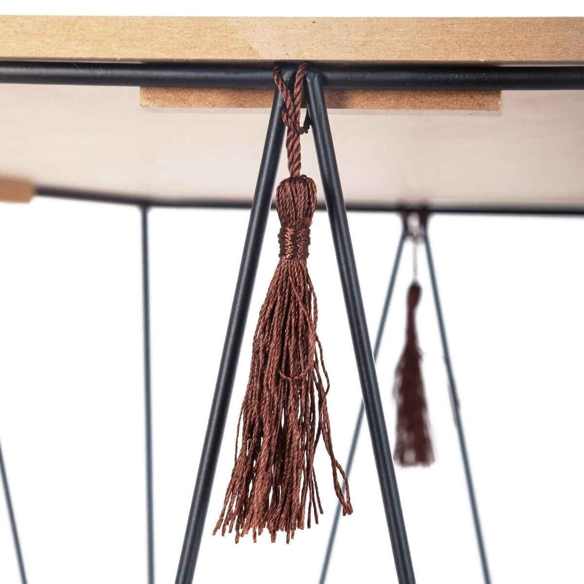 Masuta cafea octogonala Atmosphera Kumi, 44x38x40 cm, negru