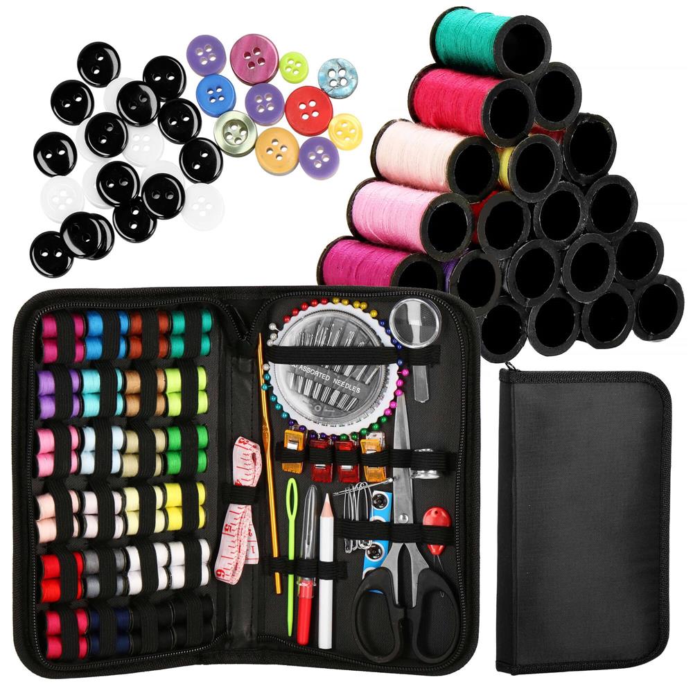 Set articole de cusut cu geanta de depozitare, 172 piese