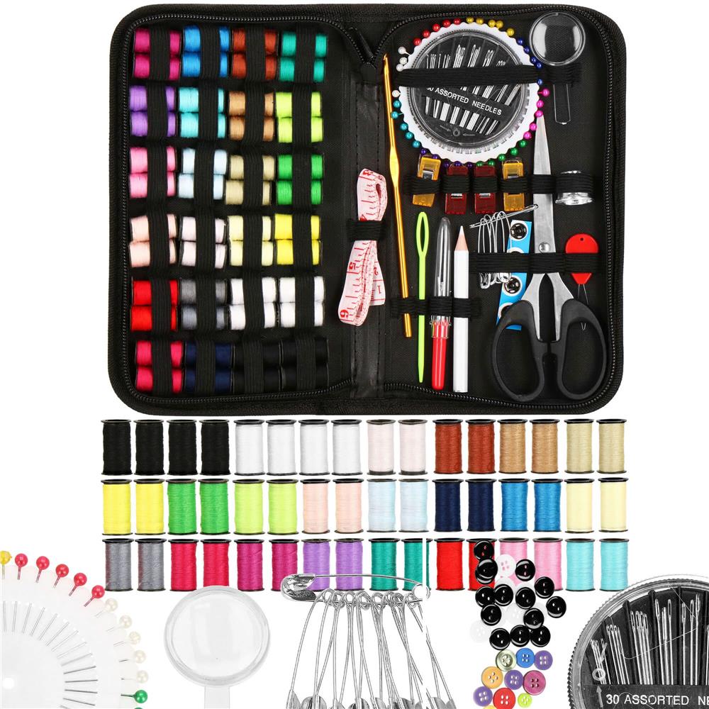 Set articole de cusut cu geanta de depozitare, 172 piese