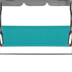 Husa din panza pentru leagan de gradina mare, sezut si spatar, 130x100cm, turcoaz