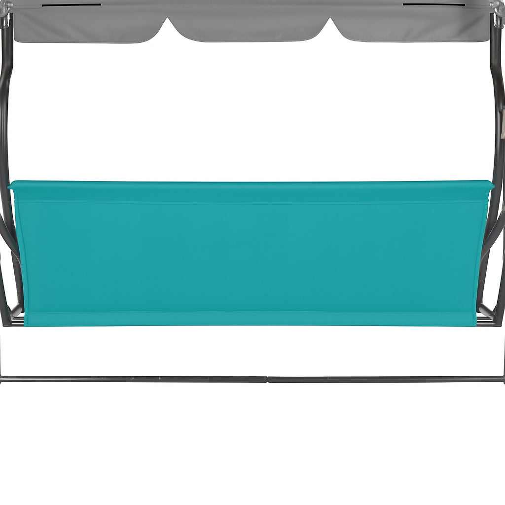Husa din panza pentru leagan de gradina mare, sezut si spatar, 130x100cm, turcoaz