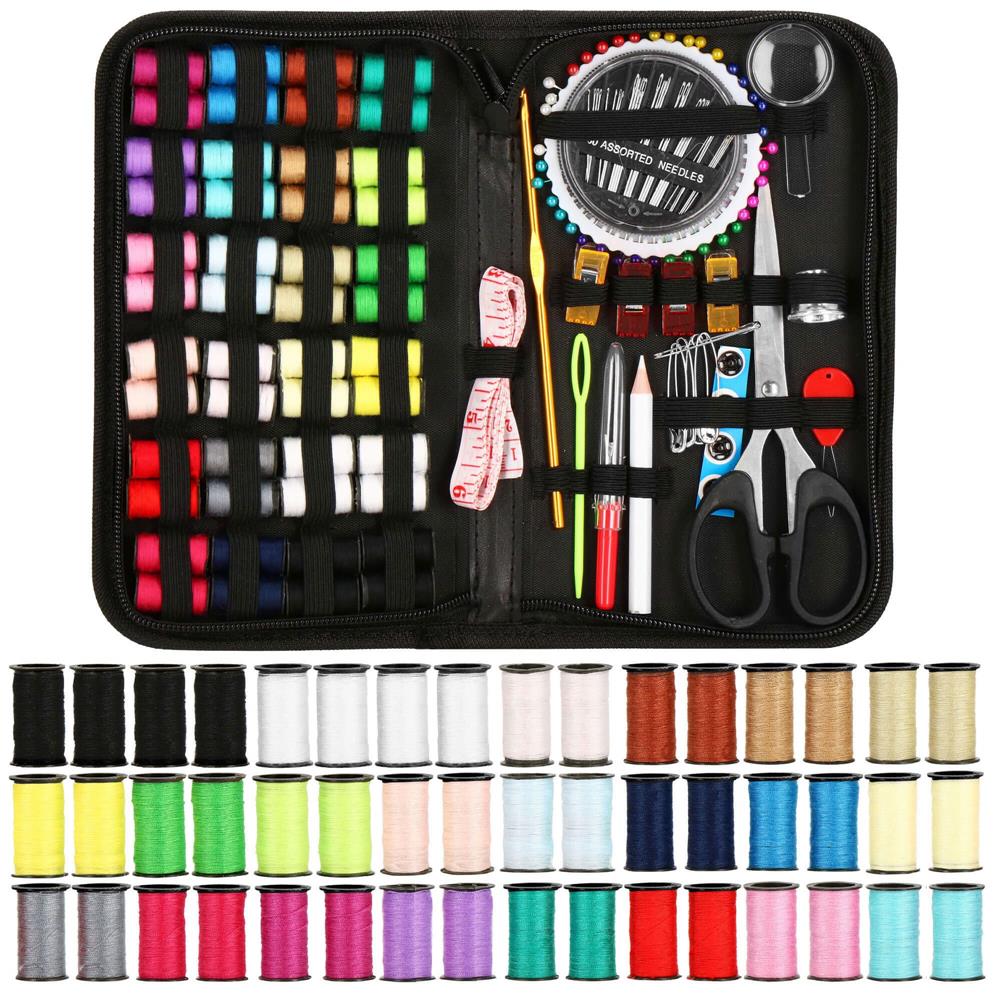 Set articole de cusut cu geanta de depozitare, 172 piese