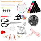 Set articole de cusut cu geanta de depozitare, 172 piese