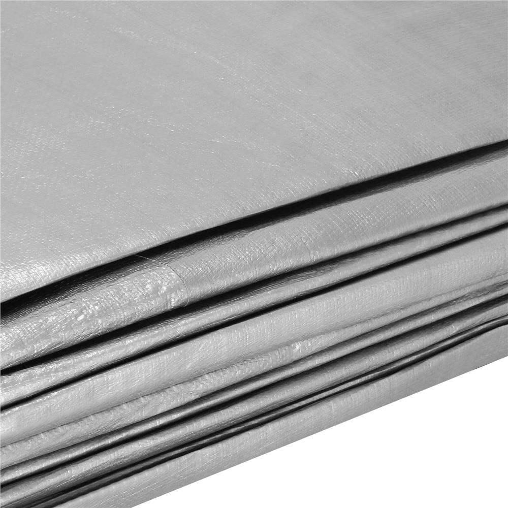 Prelata din polietilena impermeabila laminata, 210g/m2, 6x8m, gri