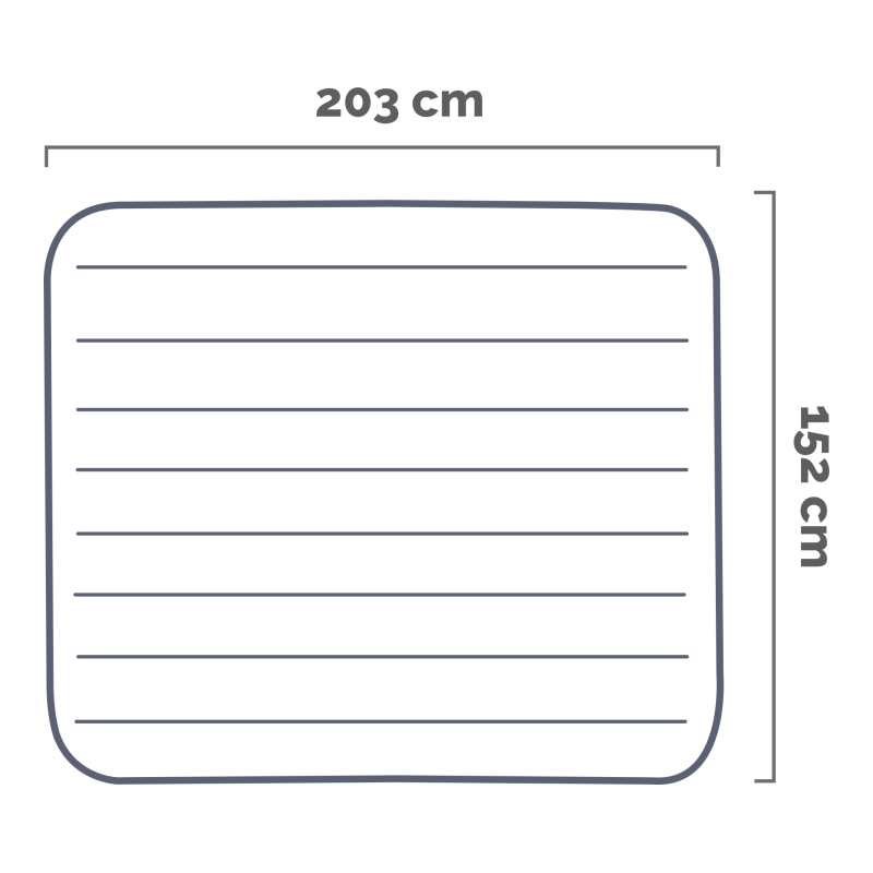 Saltea Intex Prestige Downy Qyeen Dura-Beam 152x203x25cm