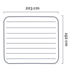 Saltea Intex Prestige Downy Qyeen Dura-Beam 152x203x25cm