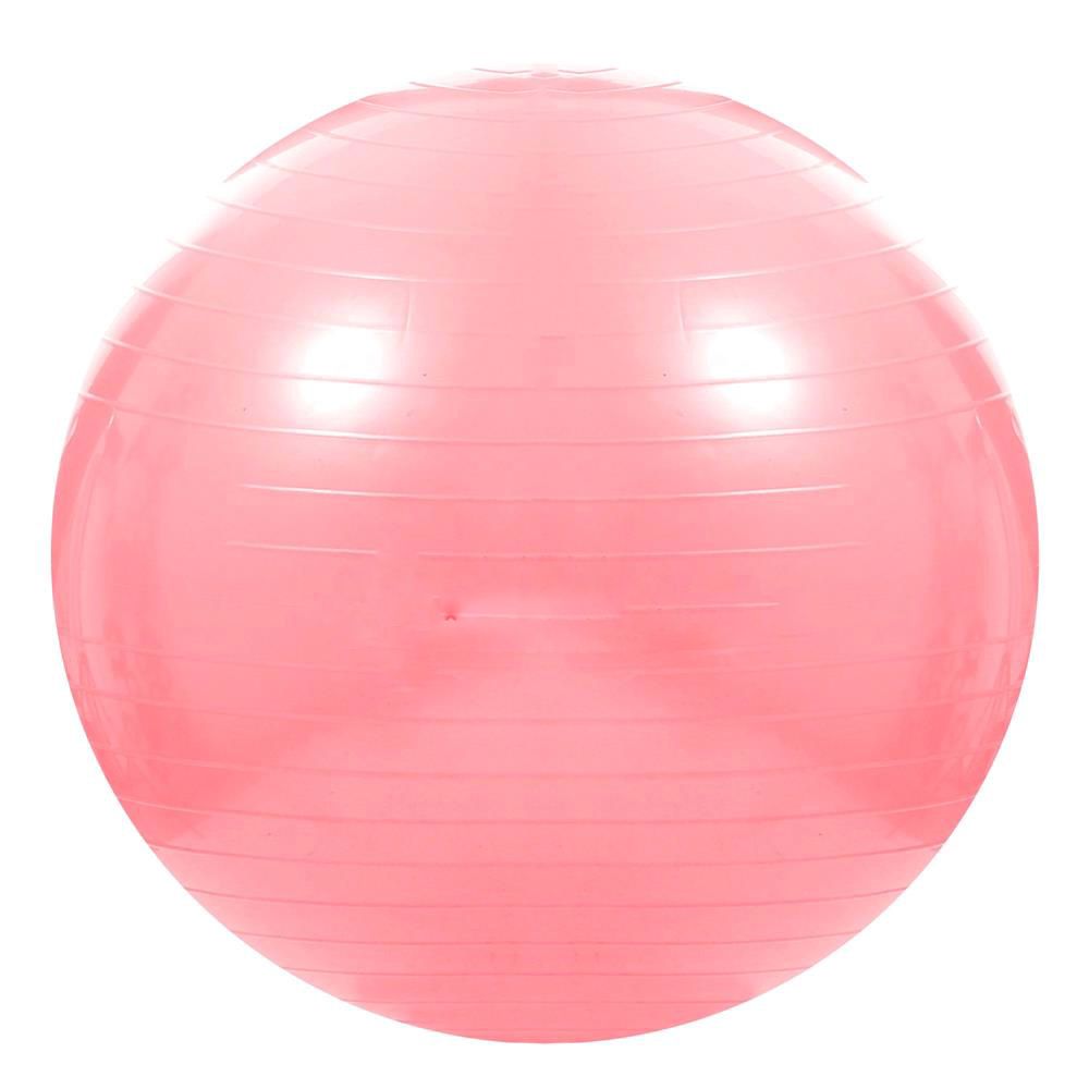 Minge pentru fitness sau yoga 75 cm, pompa inclusa, roz