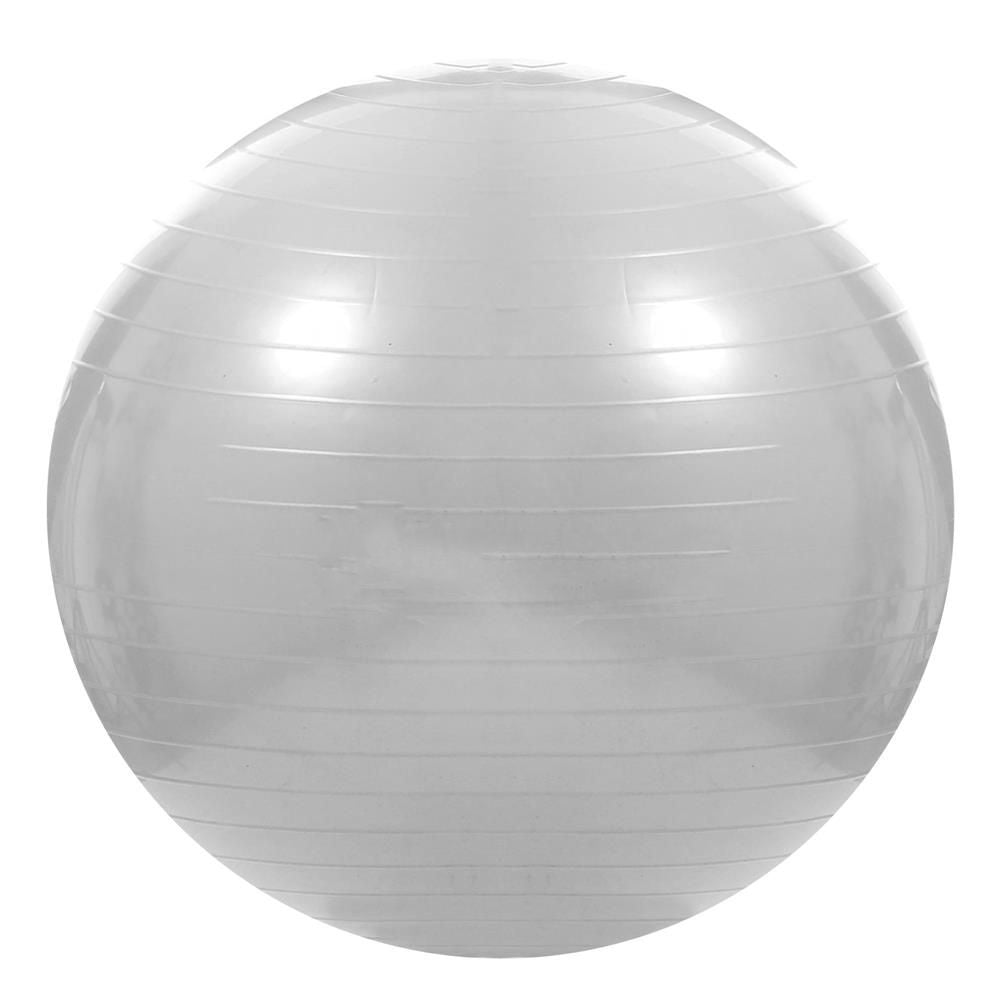 Minge pentru fitness sau yoga 75 cm, pompa inclusa, gri