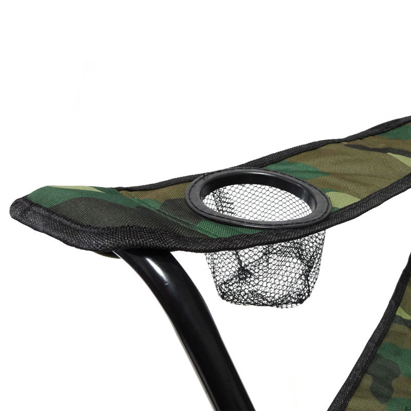 Scaun pliabil camping sau pescuit , suport pahar, camuflaj