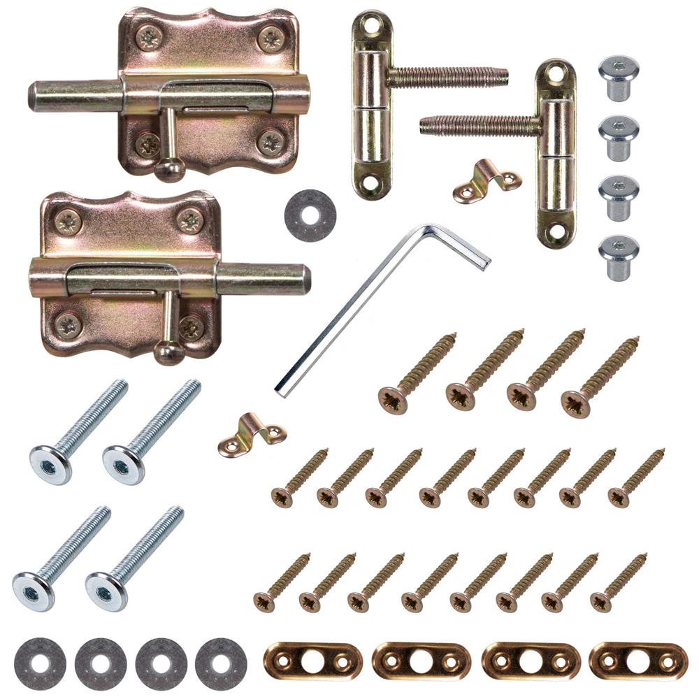 Poarta de siguranta Safety Gate pentru scari, ajustabila 72-122 cm, din lemn, maro