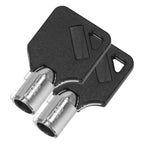 Seif electronic standard cu cifru si cheie, 170x230x170 mm, Otel, Negru