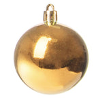 Set globuri de Craciun, 30 bucati, 3 modele, 3cm, auriu