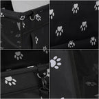 Geanta auto de transport animale de companie, caini si pisci, negru, 40x43x30cm