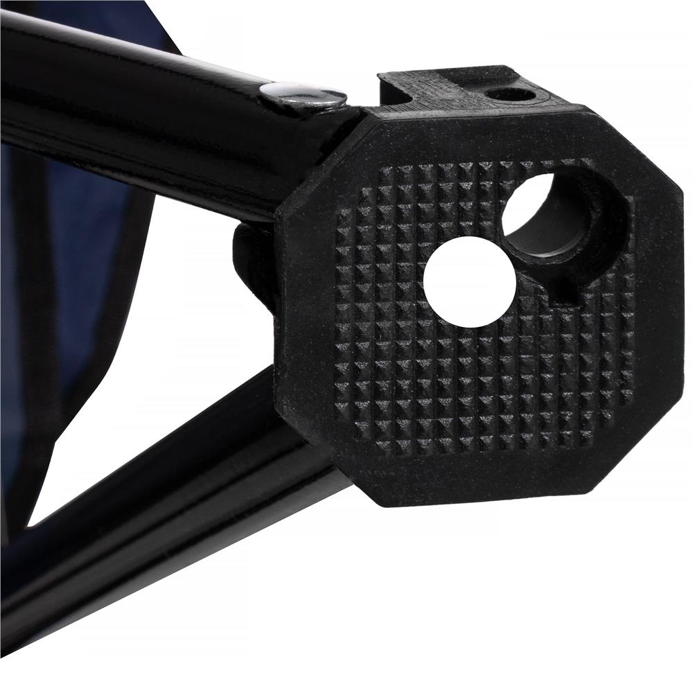 Scaun pliabil camping sau pescuit , cu suport pahar, albastru inchis