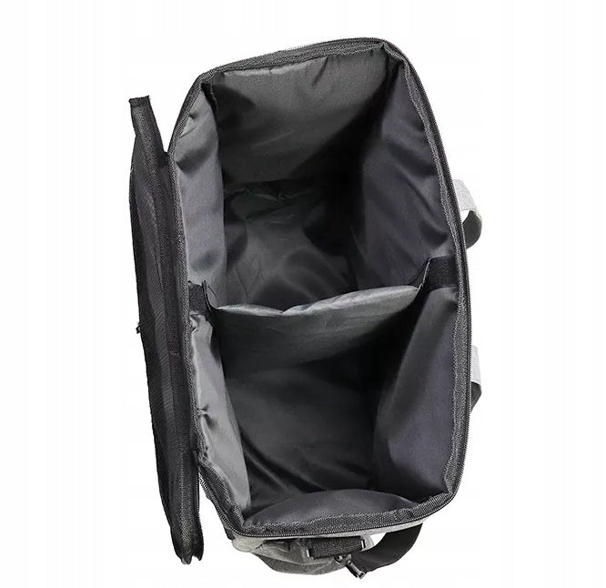 Geanta de drumetie pentru animale de companie, cu spatii de depozitare si accesorii