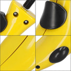 Set 2 sanuri pentru largit si alungit pantofi, din plastic, marime 44-46, galben