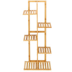 Stand de flori din lemn cu 6 etajere suport GA199, 102x40cm