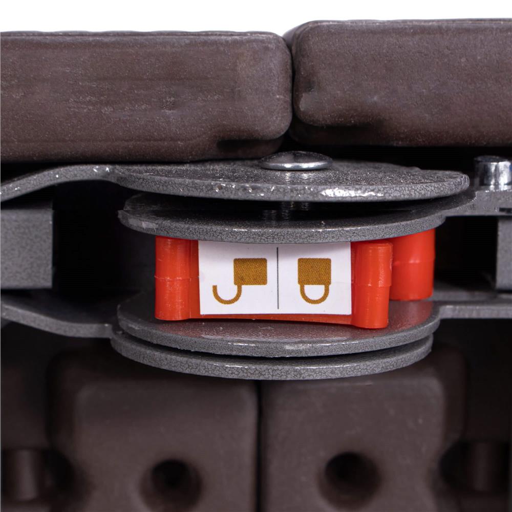 Masa dreptunghiulara pliabila multifunctionala, 1.8 m x 0.75 m x 0.75 m, imitatie ratan, maro