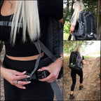 Rucsac tactic militar pentru drumetie, cu husa de ploaie, 60 litri, 25 kg, 60x43x22 cm, gri negru