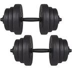 Set gantere reglabile 20kg (2x10kg) din compozit