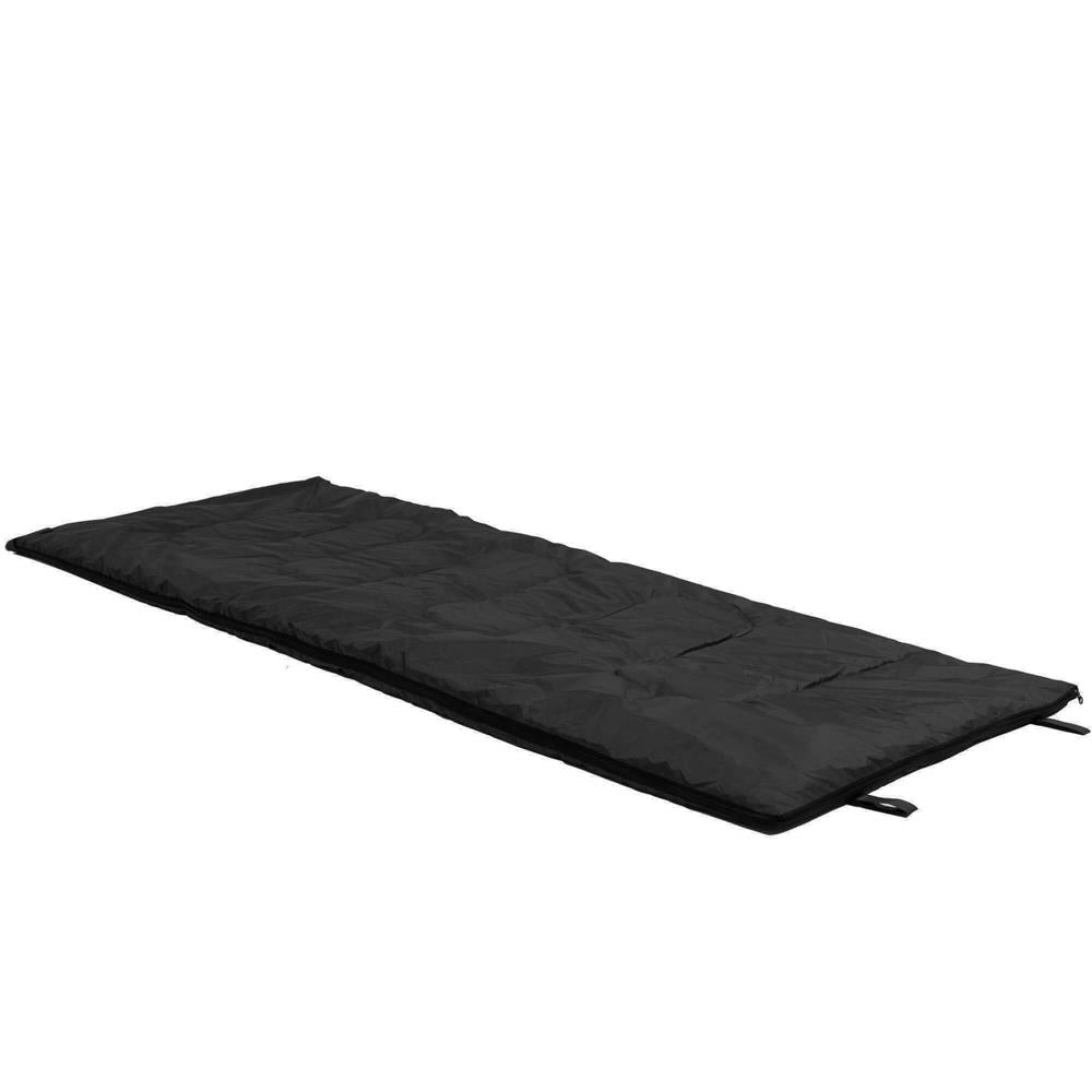 Sac de dormit, cu geanta de transport, 190x73cm, 10-25grade, culoare negru