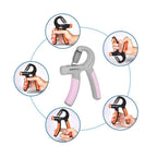 Flexor pentru exercitii antebrat, ajustabil, rezistenta 20-50kg, roz