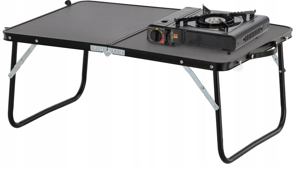 Masa pliabila metalica pentru gradina, plaja sau picnic, blat MDF, 60x42x27cm