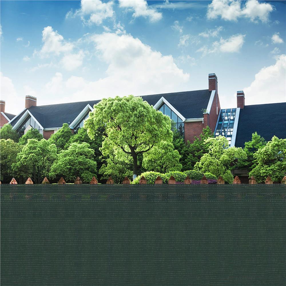 Plasa umbrire si intimitate pentru gard, 1m latime, 25m lungime, 140g densitate, verde