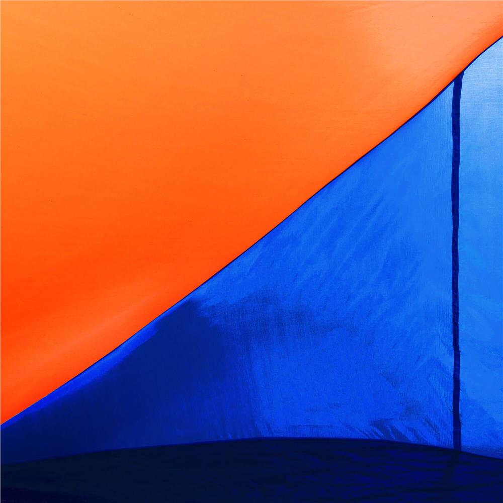 Cort plaja si picnic semi-deschis , protectie UV, 200x120x110cm, portocaliu