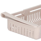 Organizator frigider, model cos extensibil, 16x28.5cm, crem