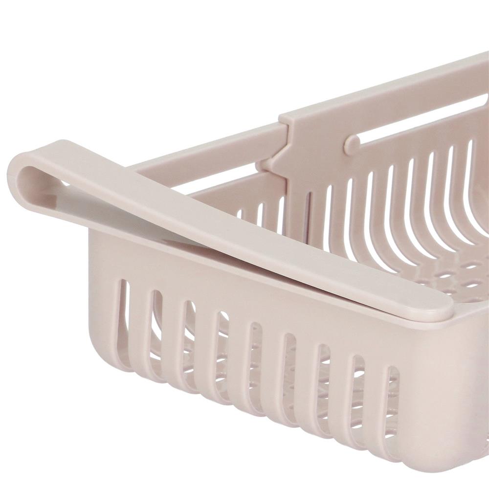 Organizator frigider, model cos extensibil, 16x28.5cm, crem