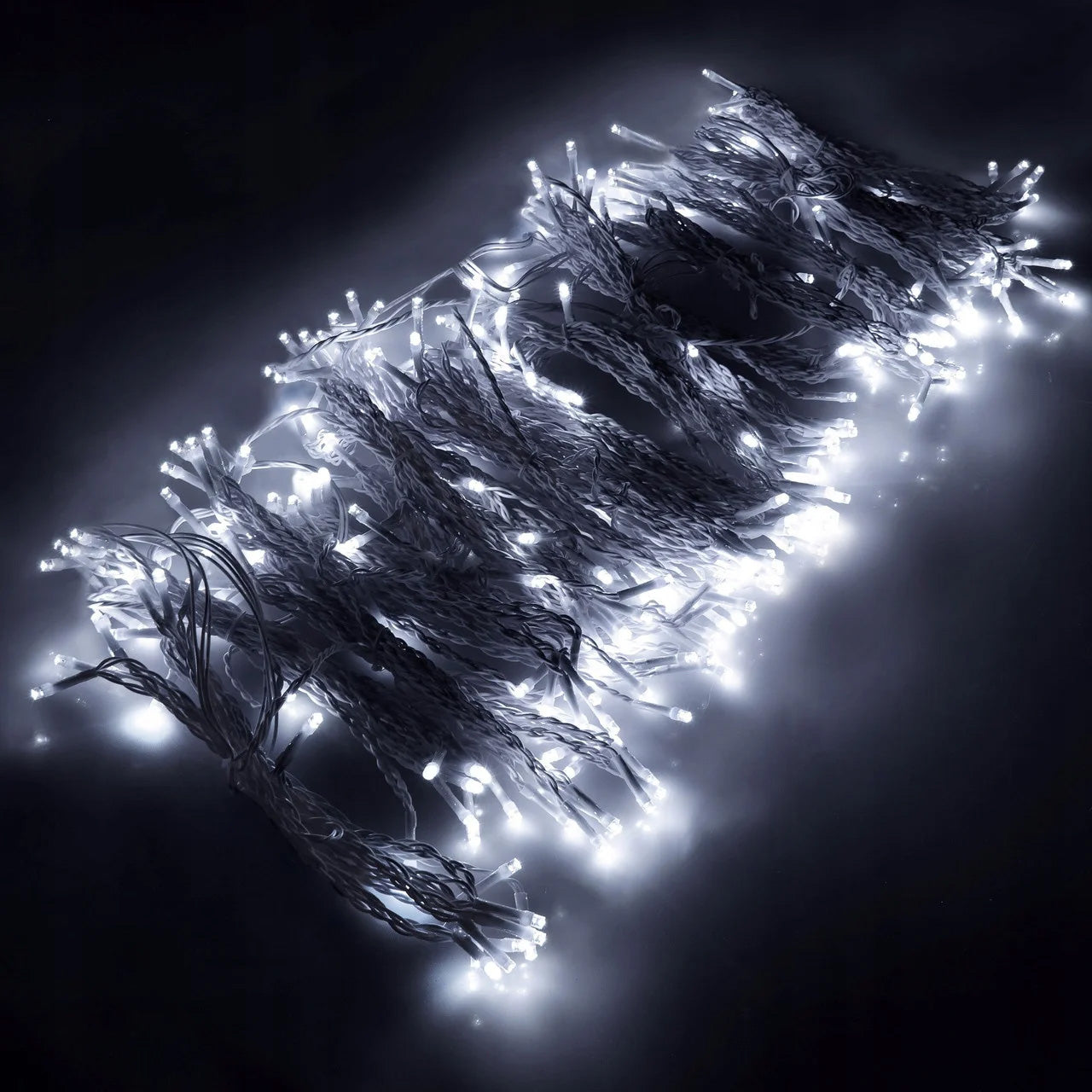 Ghirlanda luminoasa 300 LED-uri, 3m, pentru interior/exterior, telecomanda, iluminare alba