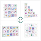 SONGMICS Dulap modular de depozitare jucarii, 16 cuburi cu usi, 123x31x123cm, alb