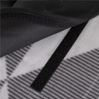 Patura pentru picnic sau plaja, cu folie izolatoare si maner, 180x220cm, gri