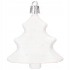 Set globuri si decoratiuni de Craciun, 72 piese, diverse dimensiuni, alb