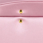 (DL) Cutie depozitare si organizare bijuterii, MDF, piele ecologica si velur, 17,5 x 14 x 12,5cm, roz