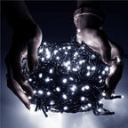 Instalatie lumini pentru bradul de Craciun, 25,5 metri, 400 LED-uri, alb