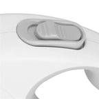 Lesa automata retractabila, pentru rase mari pana la 50kg, 500 cm, alb gri