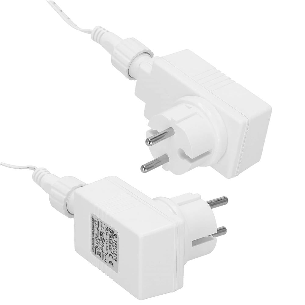 Ghirlanda luminoasa tip perdea cu flash 500 LED-uri, 20m, pentru interior/exterior, iluminare multicolora