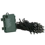 Instalatie lumini de exterior pentru gradina, 10 metri, 100 LED-uri, cu baterii, alb