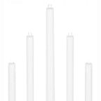 Lumanari decorative de Craciun, 7 becuri tip LED, culoare argintiu