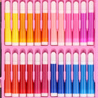 Set de pictura si desen pentru copii, 258 de piese, trusa plastic roz