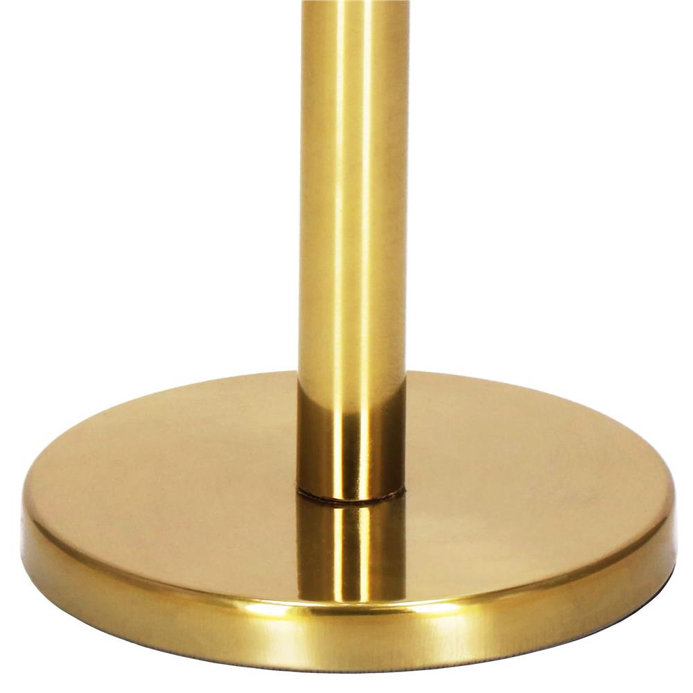 Suport hartie igienica tip tija, 52cm, auriu lucios