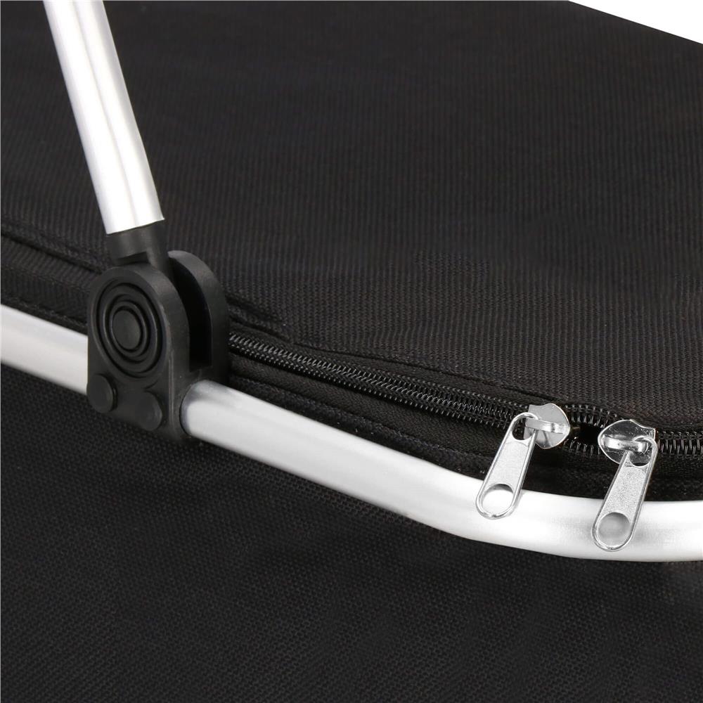 Geanta pentru picnic sau plaja, termoizolanta, 28 litri, negru