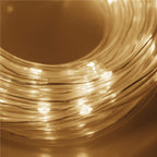 (DL) Instalatie tub furtun luminos pentru Craciun cu baterii 3xAA, 50 LED-uri, 5m, galben